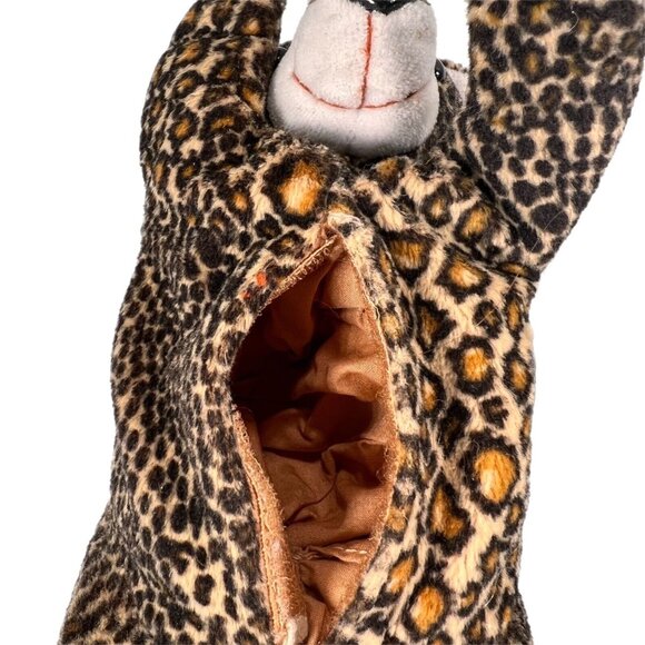 Beanfuls Playmates Toys Dottie Leopard Cat with Black Baby Boy Plush Stuffed Toy - Picture 9 of 13